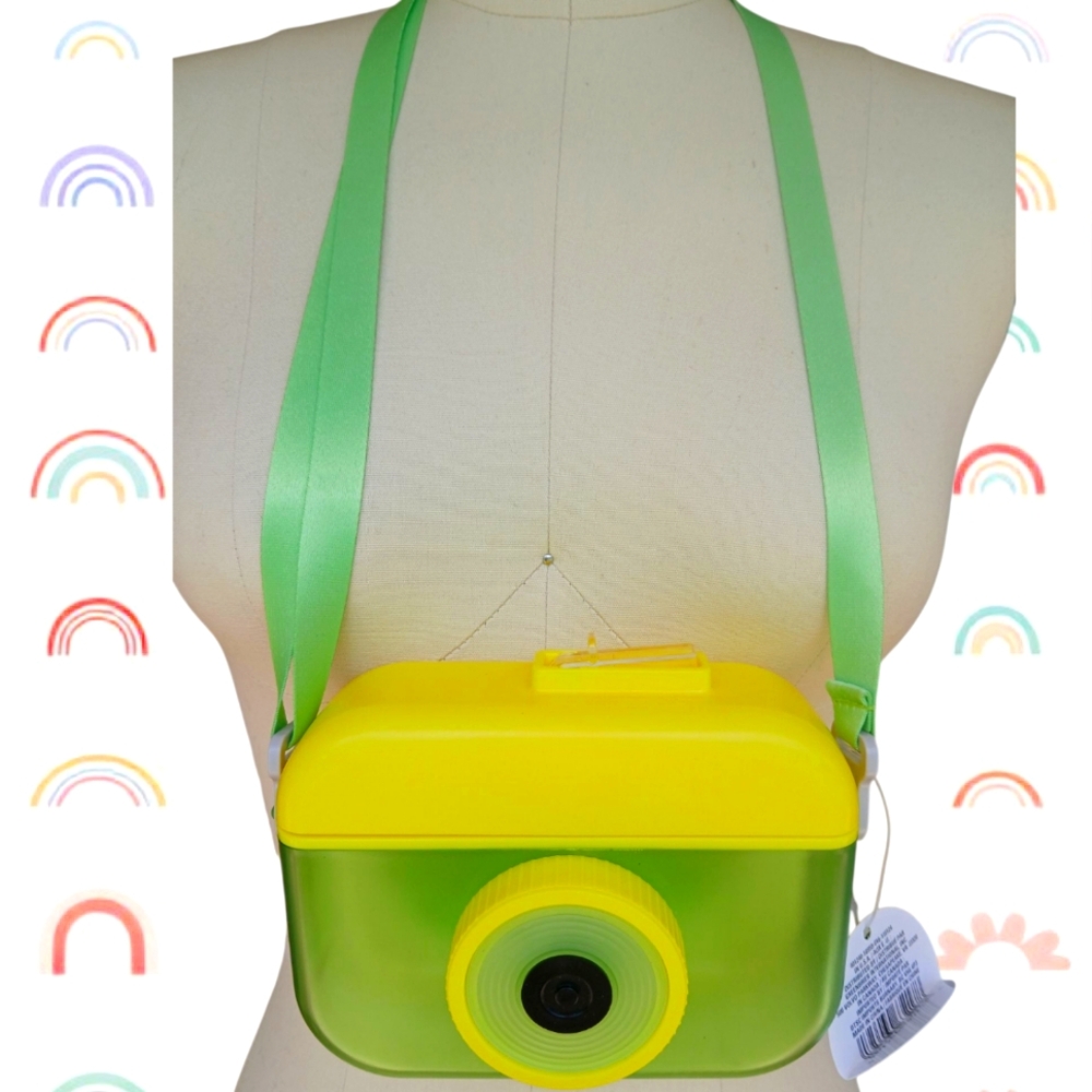 Water BOTTLE Camera Shaped Canteen Dispenser Bag Tumbler Sippy Cup Party